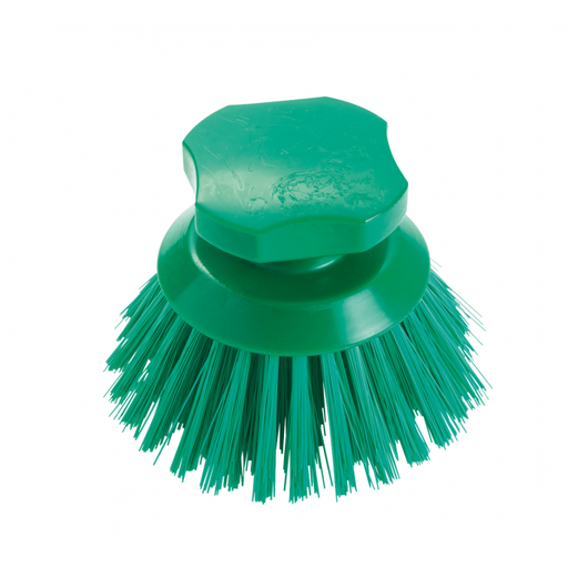 [PB36-90grün-fc] Button brush / Ø 0.50 mm / Ø 120 mm wide / hard / green-fc