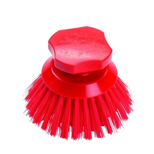 [PB36-90rot-fc] Knopfbürste / Ø 0,50 mm / Ø 120 mm breit / hart / rot-fc