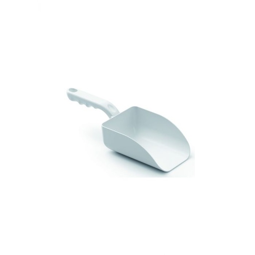 [PB36-97weiß] Hand scoop small / capacity 0.7 liter / 700 g / 250 mm long / white