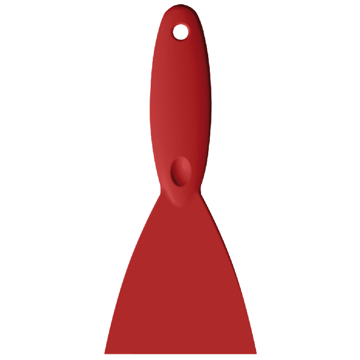 [PB36-98rot] Spachtel / breit / 250 mm lang / rot