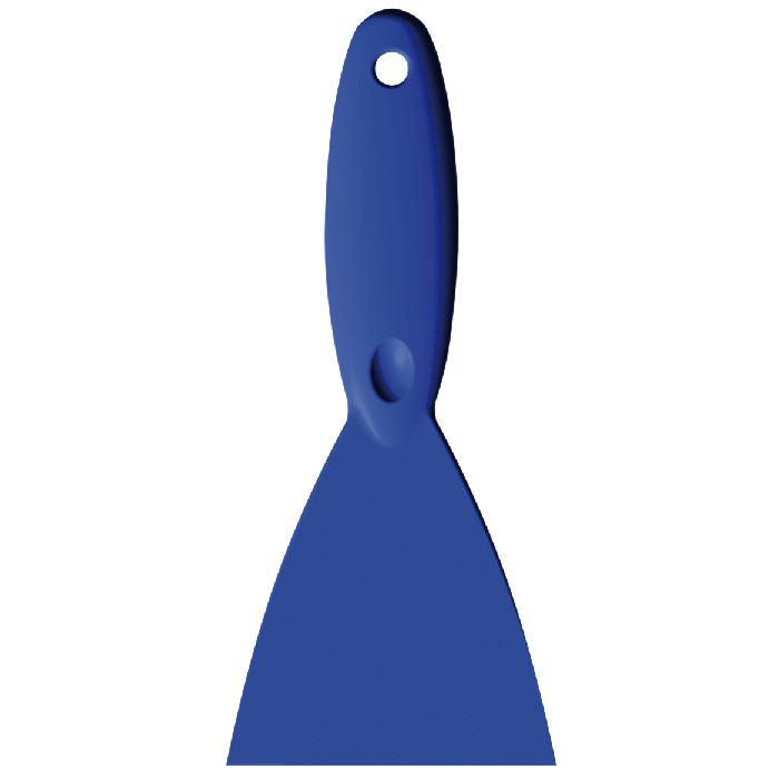 [PB36-98blau] Spatula / wide / 250 mm long / blue