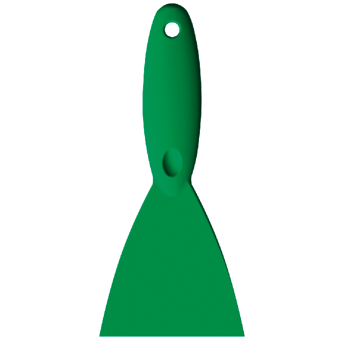 [PB36-98grün] Spachtel / breit / 250 mm lang / grün