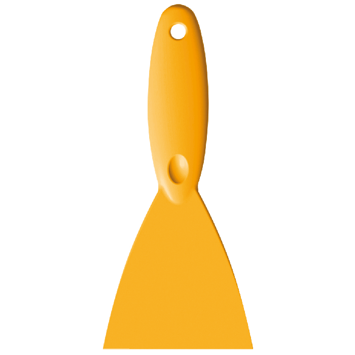 [PB36-98gelb] Spachtel / breit / 250 mm lang / gelb