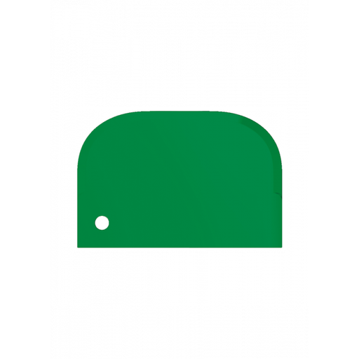 [PB36-25grün] Scraper / small / flexible / 150 x 100 mm / green