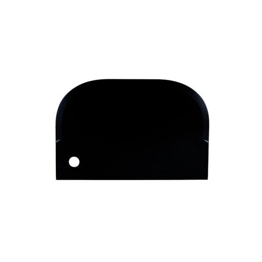 [PB36-25schwarz] Scraper / small / flexible / 150 x 100 mm / black
