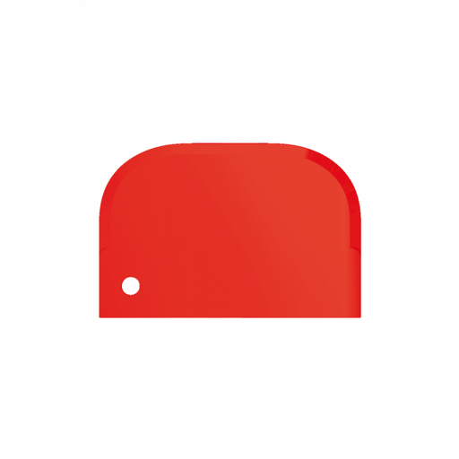 [PB36-25rot] Scraper / small / flexible / 150 x 100 mm / red
