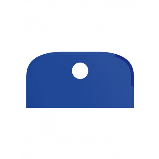 [PB36-26blau] Scraper / large / flexible / 230 x 120 mm / blue