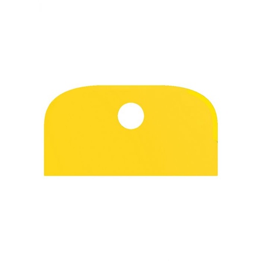 [PB36-26gelb] Scraper / large / flexible / 230 x 120 mm / yellow
