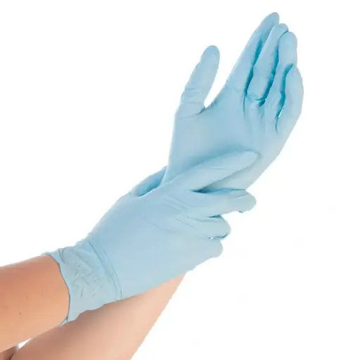 [PB40-30] Disposable glove / Hygonorm Safe Fit / nitrile / blue / 1 pack / 200 pieces