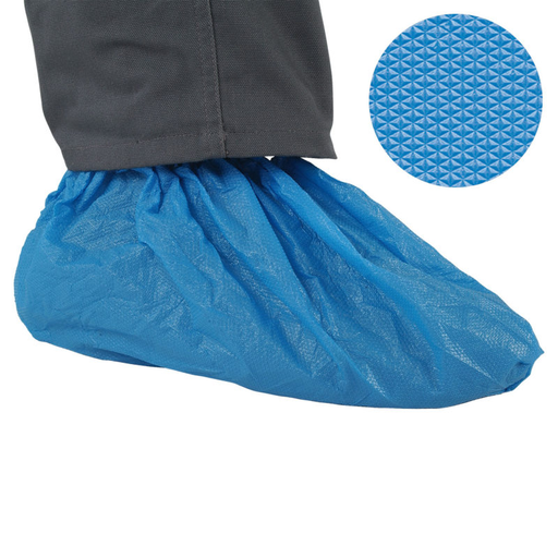 [PB40-61] Überschuhe CPE / stark / 50 µ / blau / 1 Beutel / 50 Stück