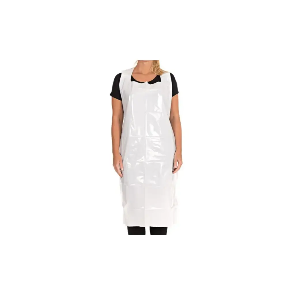 Franz-Mensch Einwegschürzen Hygostar, 25 Stück, 60 my, LDPE, weiß, (BxL) 100 x 150 cm – Böttcher AG