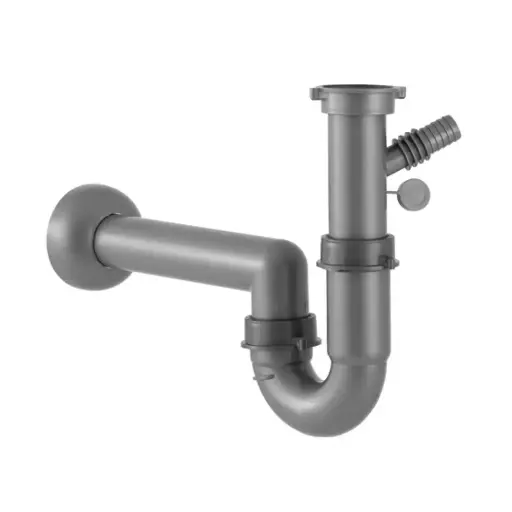[PB3-139] Siphon für Spüle mit einem Becken