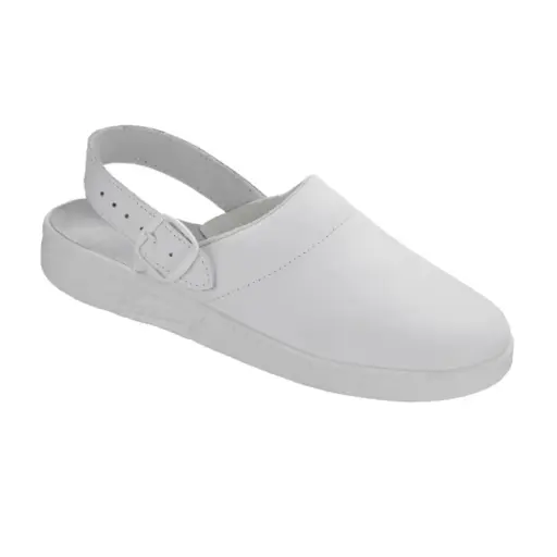 [PB4-63] Clogs / "Lari" / weiß 