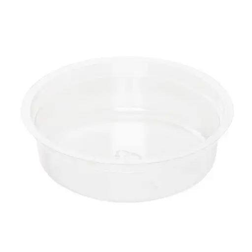 Einsatz für R-PET Becher / kristallklar / 120 ml / für Kaltanwendung / 1 Karton / 480 Stück (für R-PET Becher 270 ml & 360 ml)