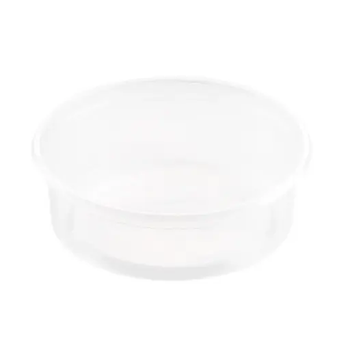 [PB84-22] PP-Schalen / rund / transparent / 125 ml / für Kaltanwendung, Heißabfüllung & Mikrowelle / 1 Karton / 1.000 Stück	