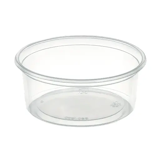 [PB84-23] PP-Schalen / rund / transparent / 200 ml / für Kaltanwendung, Heißabfüllung & Mikrowelle / 1 Karton / 1.000 Stück