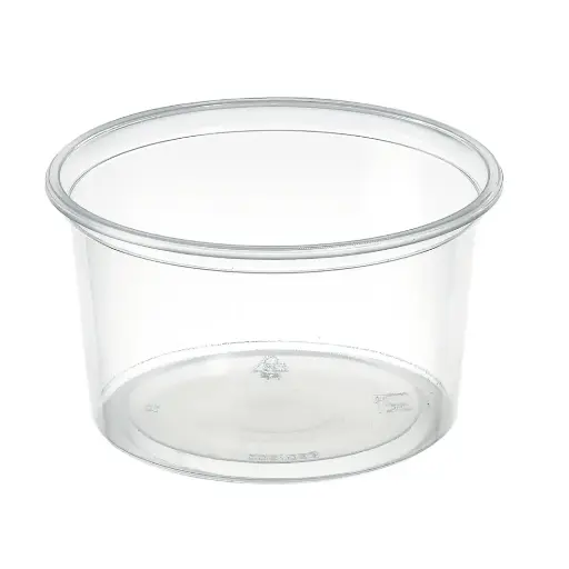 [PB84-25] PP-Schalen / rund / transparent / 300 ml / für Kaltanwendung, Heißabfüllung & Mikrowelle / 1 Karton / 1.000 Stück