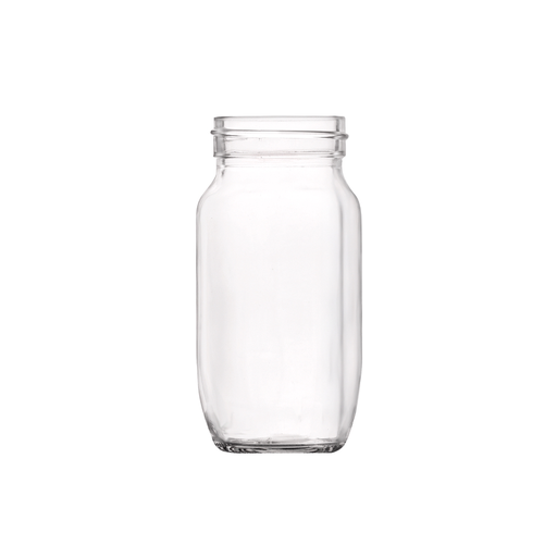 [PB54-5] Flaschen (Milch, Saft, Saucen etc) / myRex® Serie / 250 ml / GPI 56 / transparent /  4er Pack / ohne Verschluss