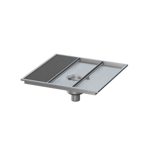 [PB89-1] ﻿Worktop for stainless steel table / 100 cm x 60 cm x 4 cm﻿