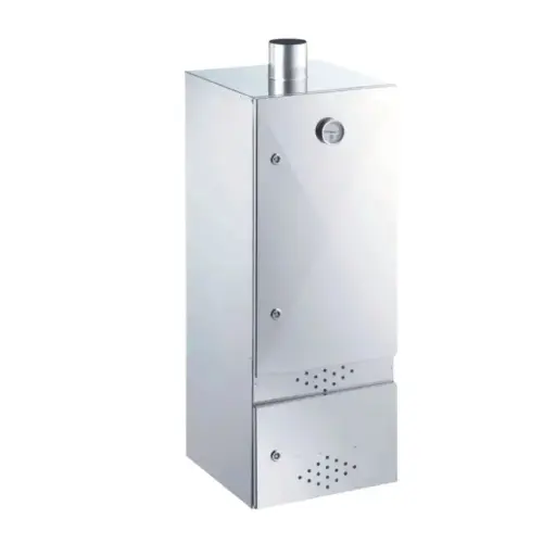 [PROB-73-22] Kalträucherschrank aus Edelstahl "Midi" mit 2 Türen, H 140 x B 50 x T 50 cm (für bis zu 15 Kg Räuchergut)